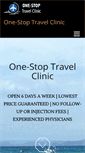 Mobile Screenshot of onestoptravelclinic.com